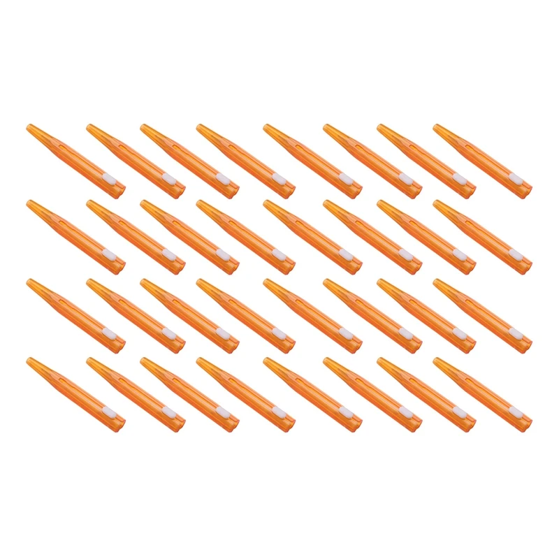 

Asus Interdental Brush Retractable Interdental Brush Orthodontics Braces Cleaning Orthodontic Toothbrush 40Pcs Orange