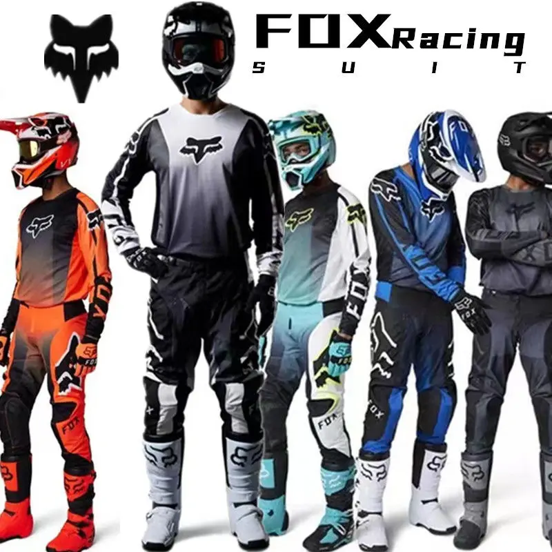 

New off-road FOX motorcycle riding suit suit racing suit four seasons breathable sweat-absorbing quick-drying fox riding suit