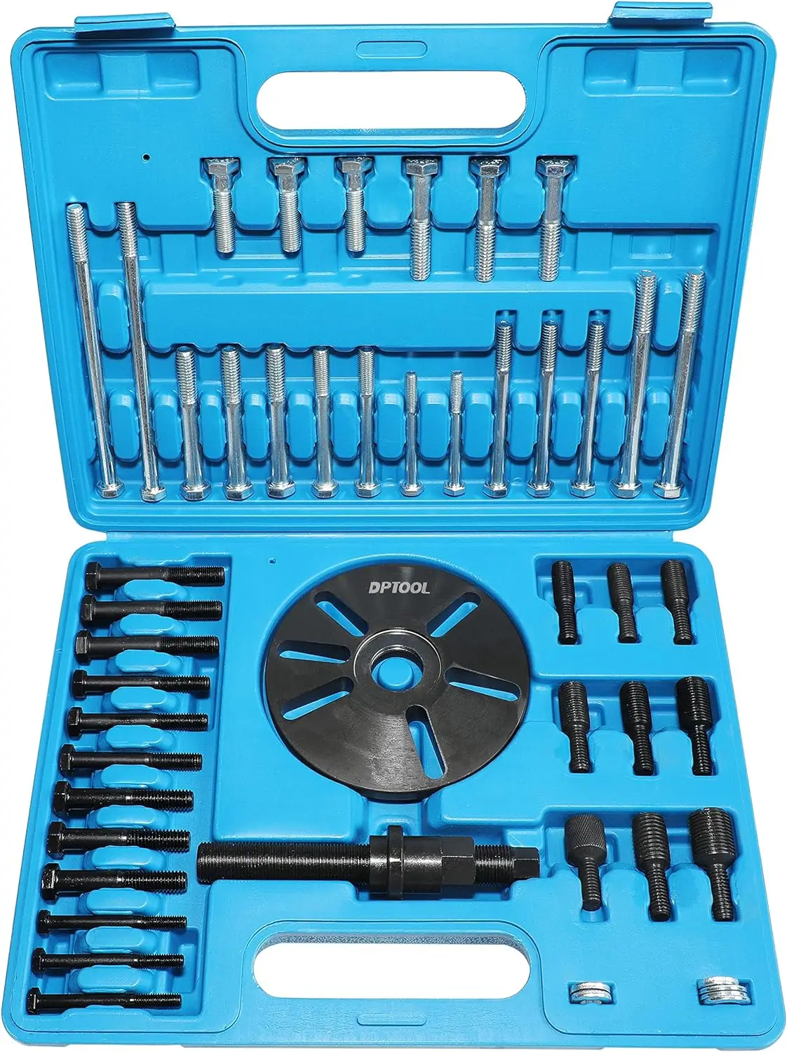 

Balancer Puller Removal & Install Kit Flywheel Remover Crankshaft Pulley Removal Steering Wheel Pulling Set