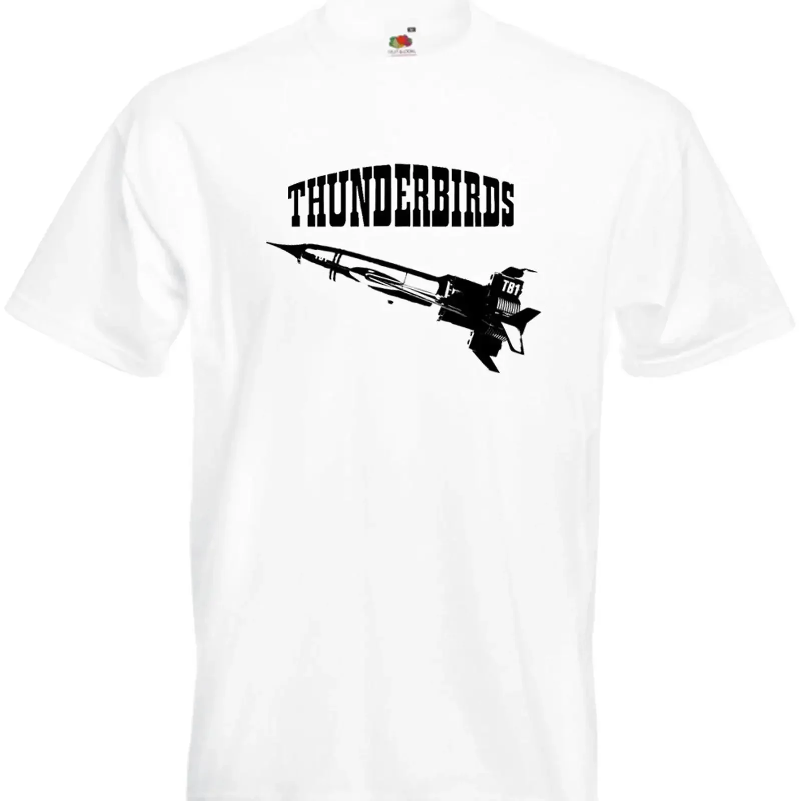 Фото Футболка Thunder Birds T Shirt XL5 Stingray, винтажная, дизайнерская, стильная, дышащая, повседневная, уличная одежда, эластичная. №1