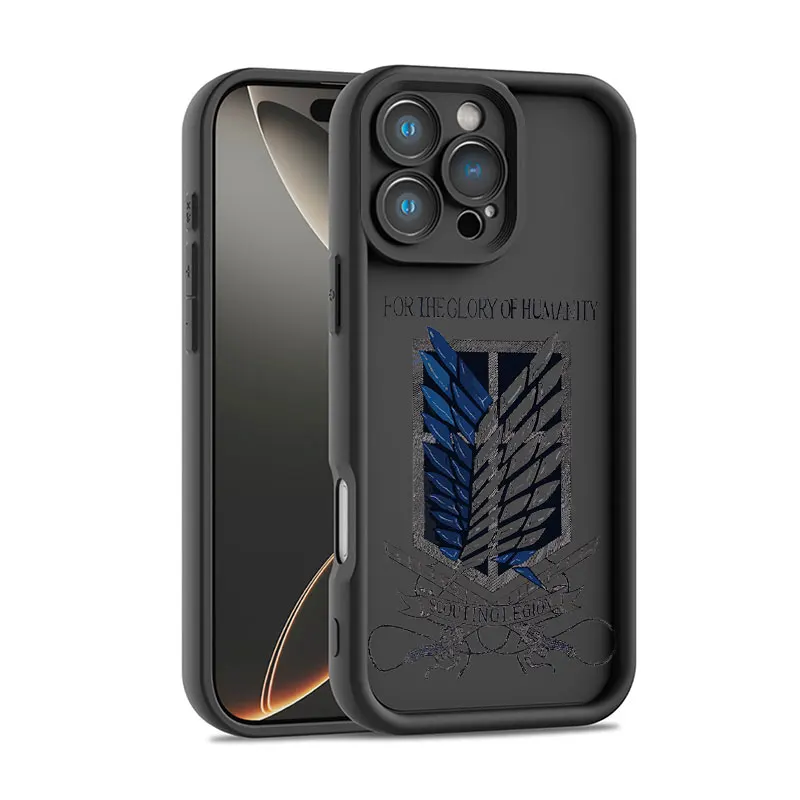 Фото Чехол для телефона Cool Wings of Freedom AOT для Xiaomi Redmi 15a 15 14C 13 13C 12 12C K50 K40 10C 10 9T 9C 9A K30 Pro 4G 5G, мягкий чехол №3