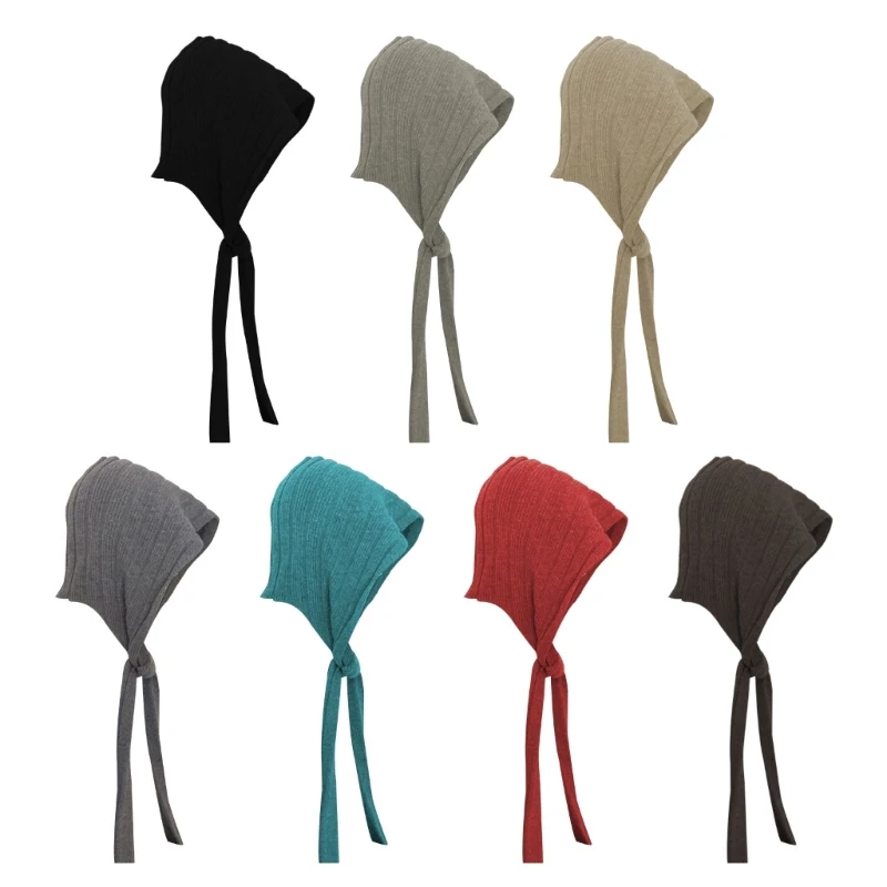 Шапка с завязками для ушей женщин и девочек Балаклава модная осенне-зимняя шапка