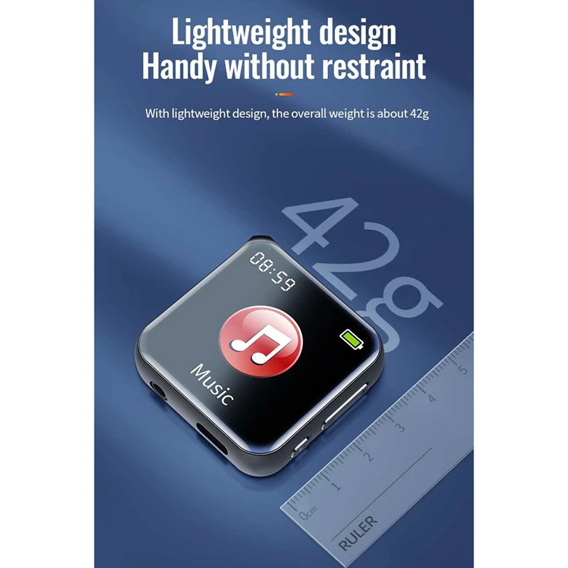 MP3-плеер с цветным экраном Портативный аудио-диктофон Электронная книга FM-радио