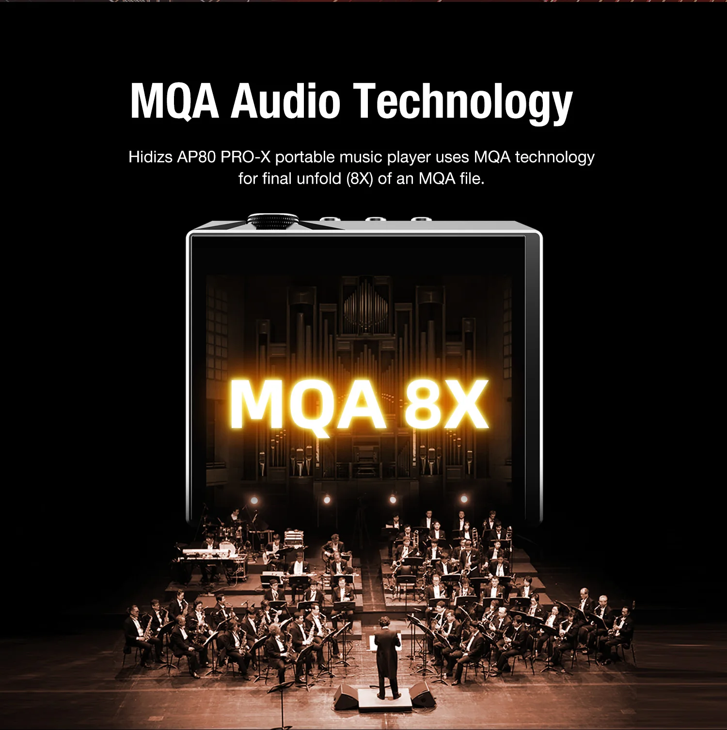 Tanie Hidizs AP80 PRO-X Cyfrowy Bluetooth Audio Odtwarzacz DAP Przenośny Zrównoważony Bezstratnej MQA Odtwarzacz Muzyki Ty
