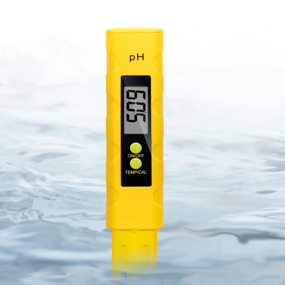 

Water Quality Monitor Tester 2 in 1 pH Temperature Detector for Drinking Water Liquid Food Swimming Pools Aquarium