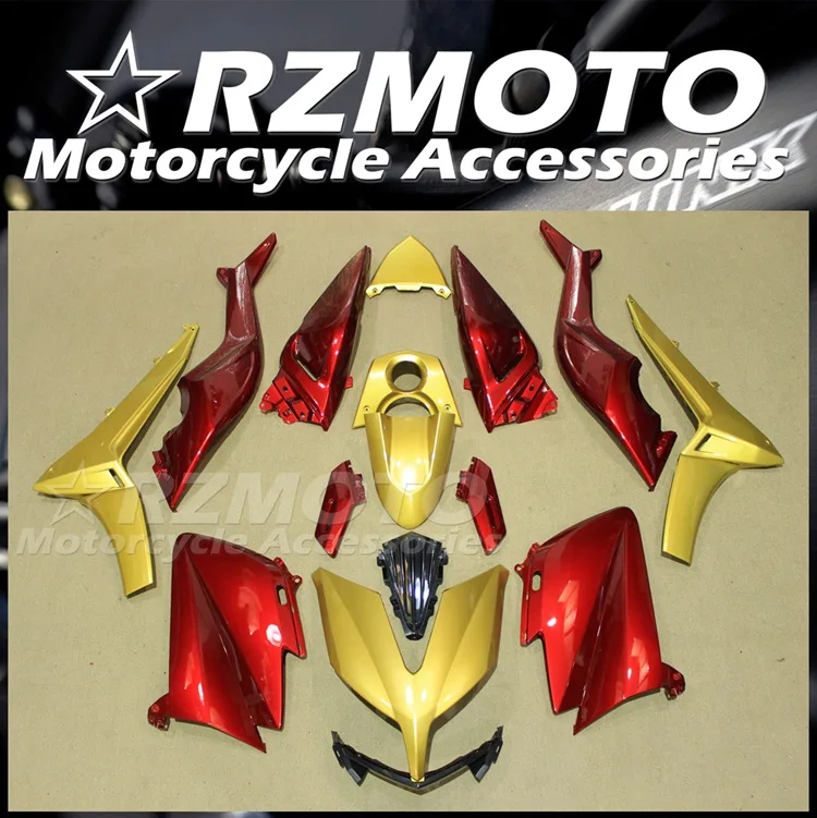 

New ABS Injection Fairing Kit Fit For Yamaha TMAX530 15 16 Tmax 530 T-max530 T MAX530 2015 2016 Red Golden