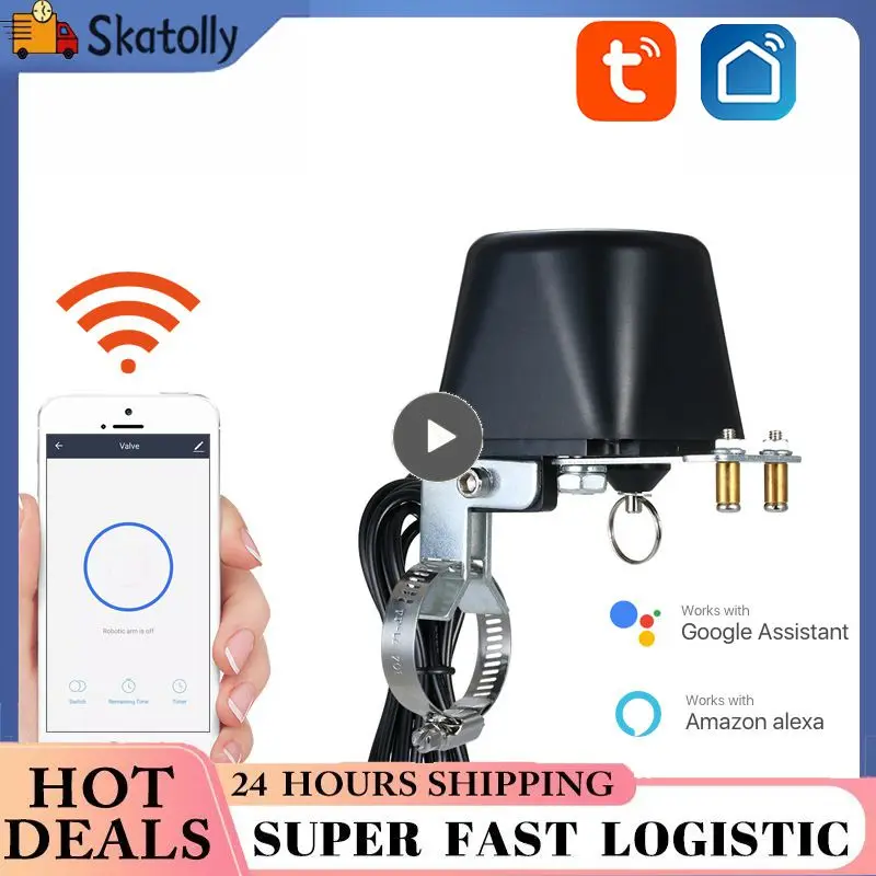 

Tuya Zigbee Gas Valve Assistant Automation Skits Zigbee Water Valve Countdown Timer Smart House Smart Faucet Controller Smart