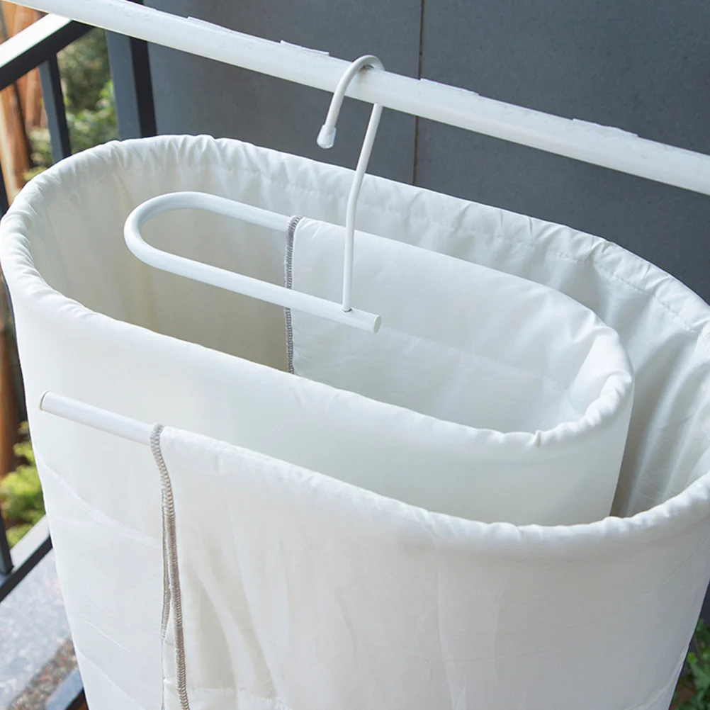 

Spiral Drying Rack Heavy Duty Coat Hangers Space Saving Metal Rotatable Iron Space-Saving Organizer