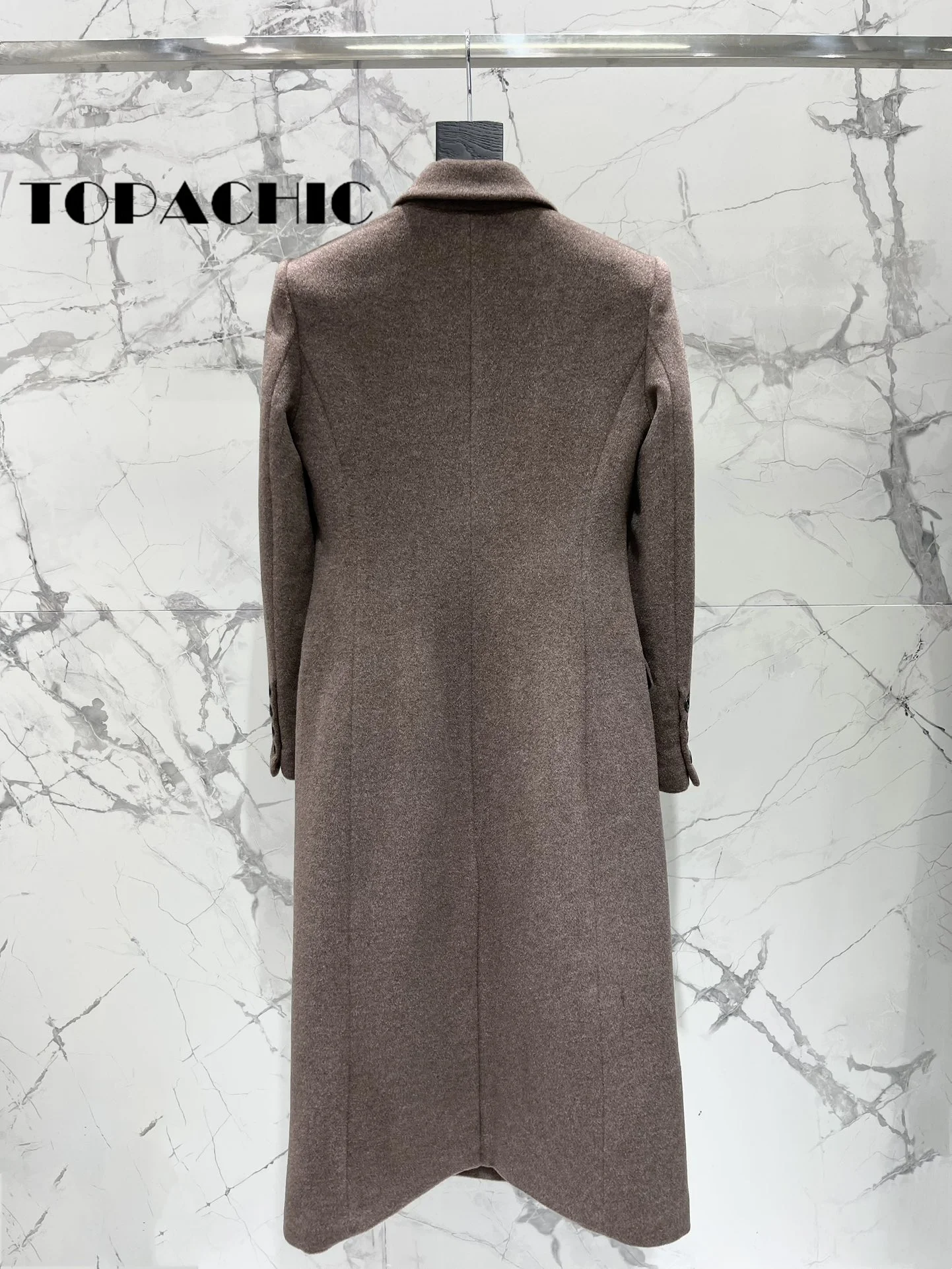 11 6 TOPACHIC-Женская высококачественная шерстяная толстая теплая верхняя одежда