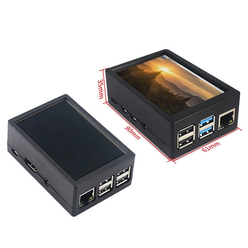 Для Raspberry Pi 3 5 сенсорный экран 480X320 ЖК-дисплей TFT корпус из АБС-пластика