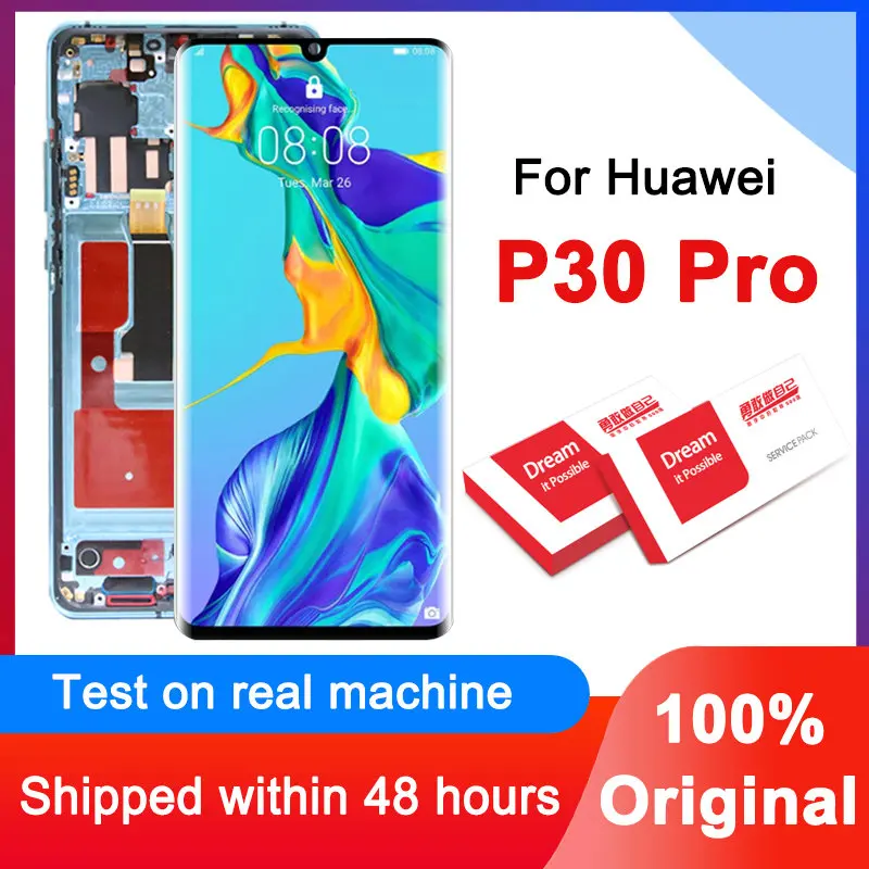 100% Оригинальный дисплей 6 47 дюйма сменный ЖК-дисплей для Huawei P30 Pro сенсорный экран