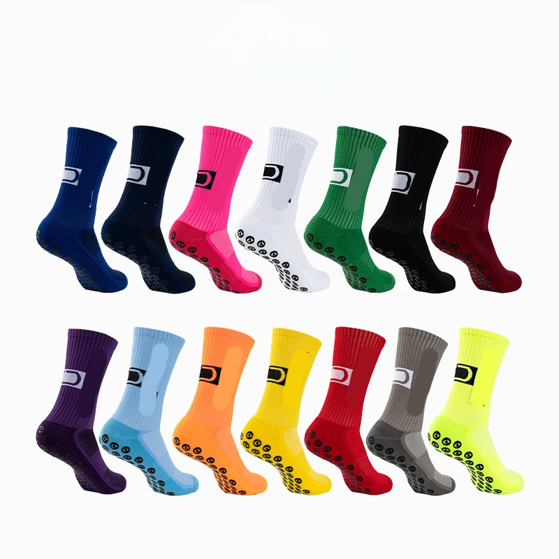 Silicone Suction Cup Non-slip Men's Women's Outdoor Sports Soccer Basketball Baseball  Socks