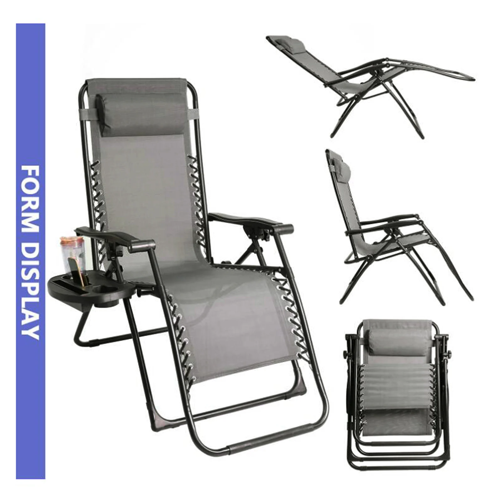 Кресло-ткань для стула пляжа прочное тканевое