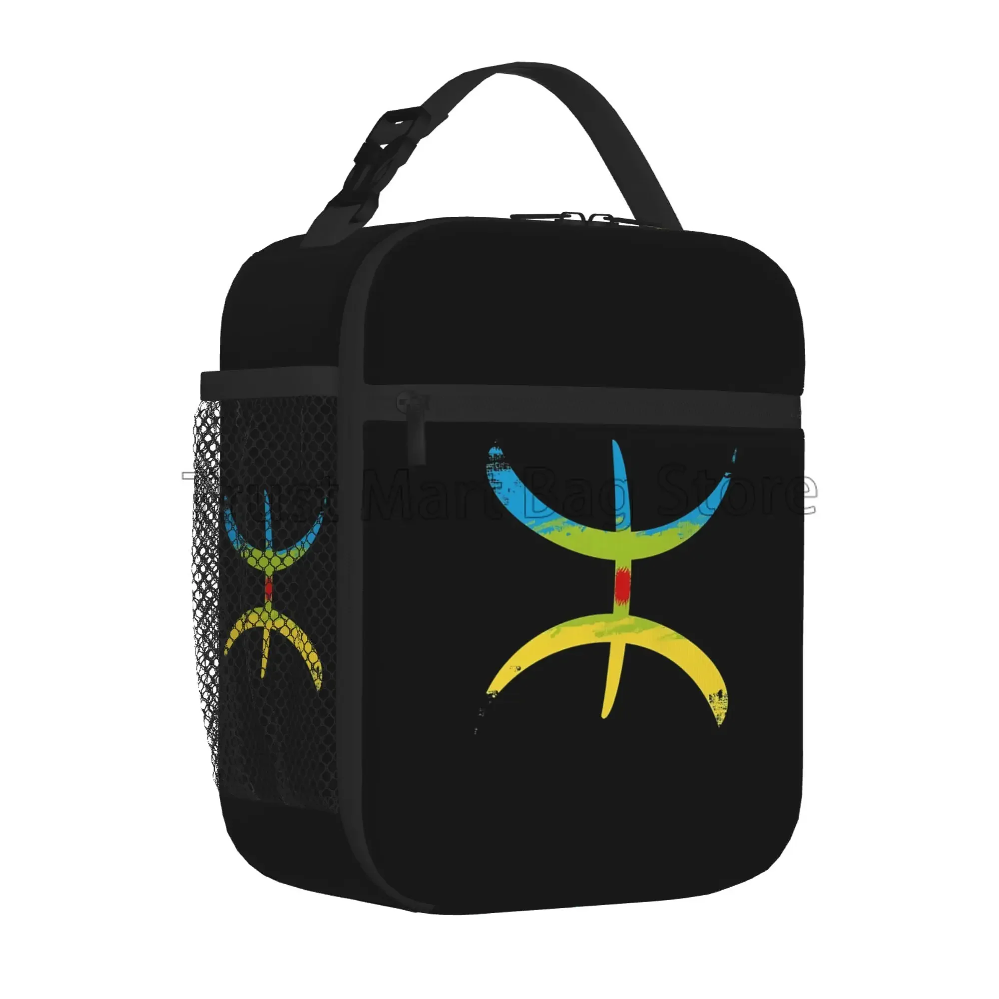 Изолированная сумка для обеда с принтом флага Kabyle Amazigh водонепроницаемая