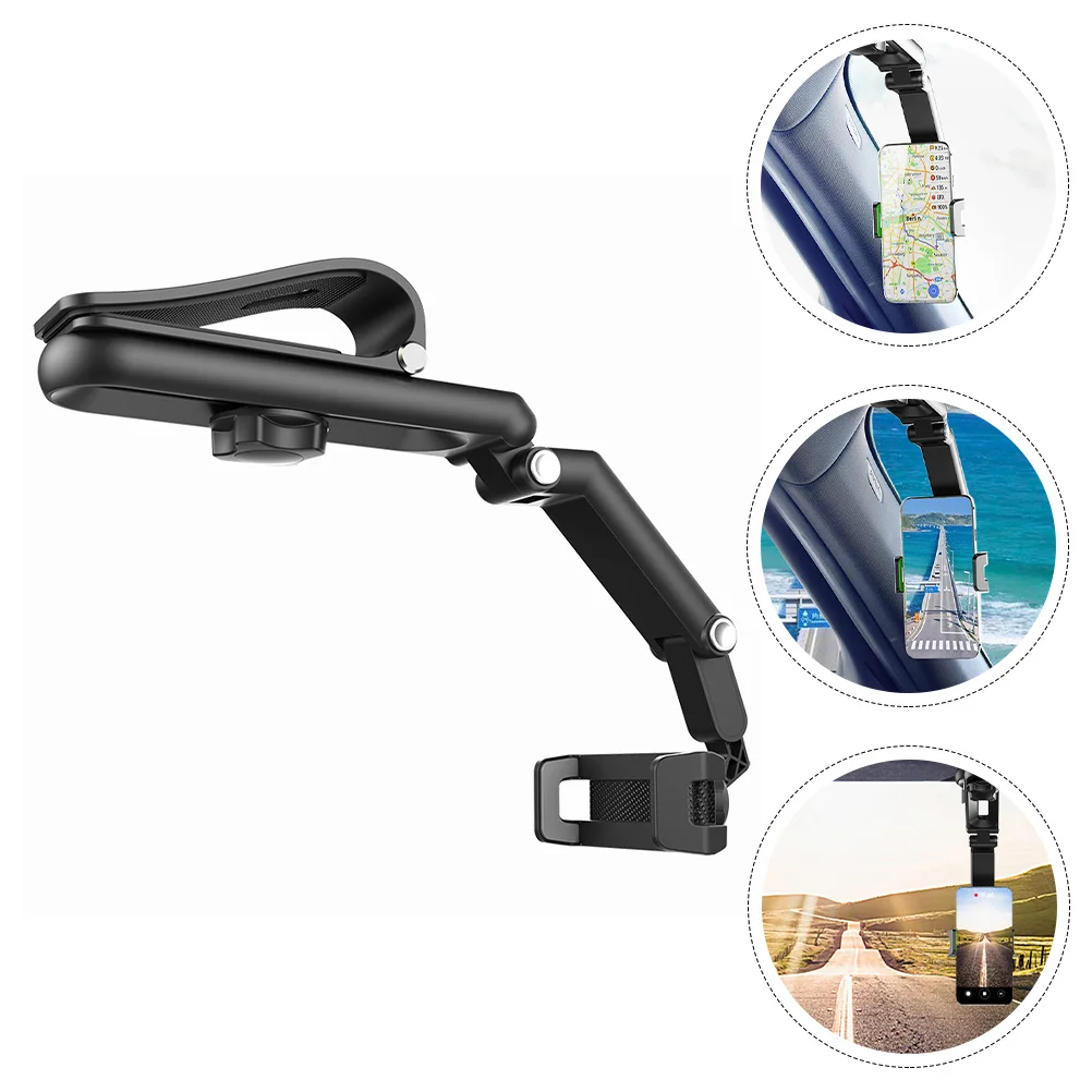 

Sun Visor Bracket Car Interior Phone Holder Mount Holders Car-mounted Hands Free Vehicle-mounted Cellphone Support Fixed Camera