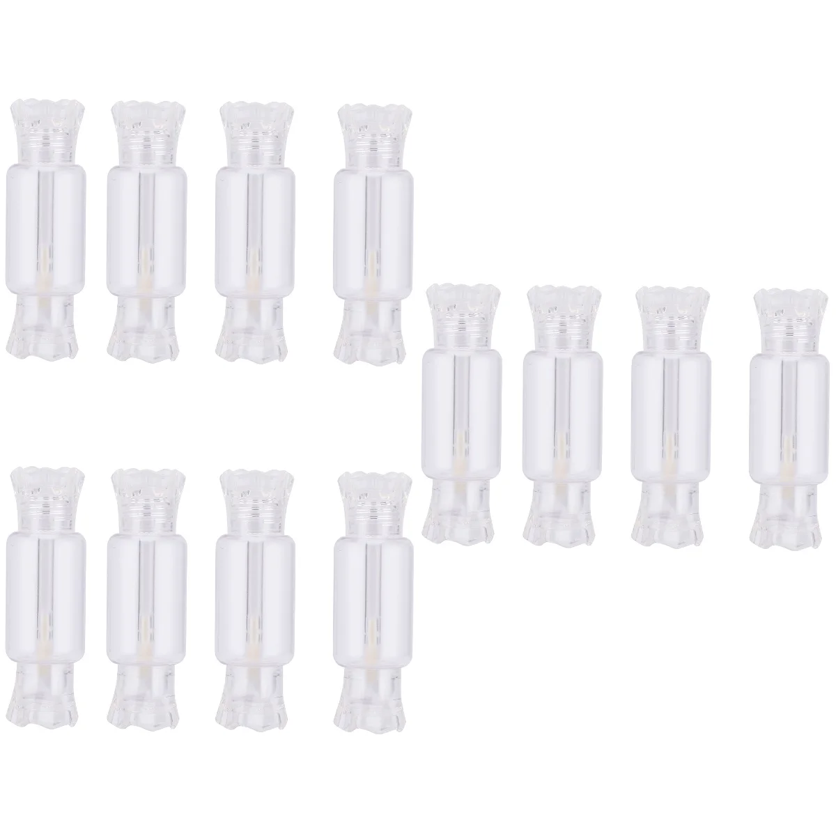 

36 PCS DIY Lipstick Glaze Tube Gloss Fire Extinguisher Bottles Container Mini Balm Empty Plastic Containers