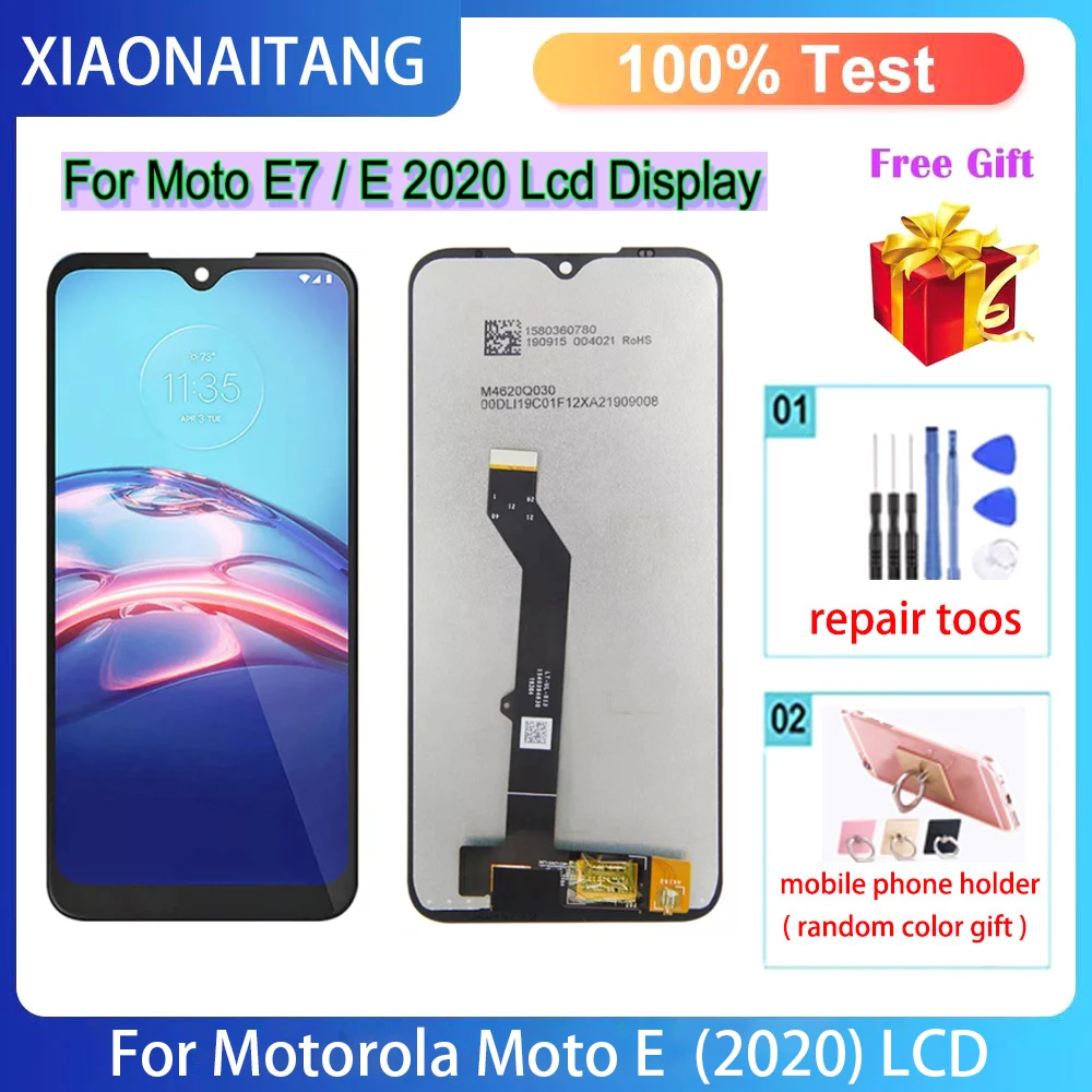 

6.2" Original Display For Motorola Moto E 2020 E2020 XT2052 LCD Touch screen Digiziter Assembly For Moto E7 LCD With frame