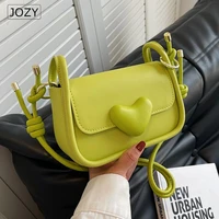 small pu leather shoulder bag 2022 fashion luxury love buckle crossbody bags for women hot pink bags handbags and purses