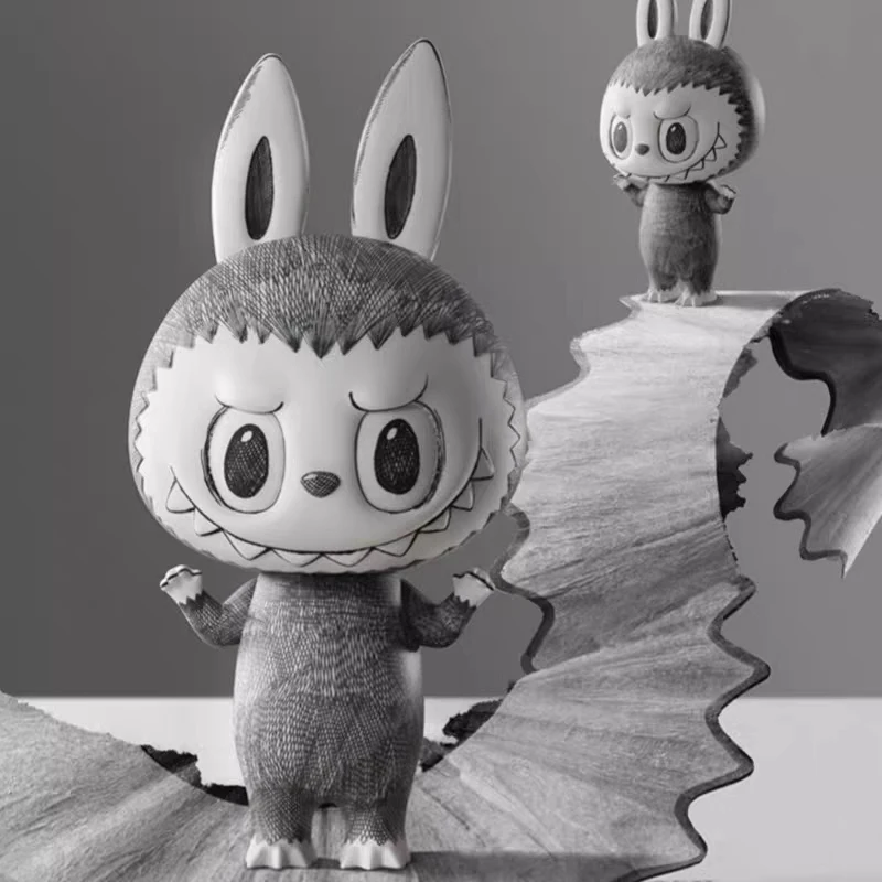 Подлинная новинка The Monsters Mega Labubu 1000% эскиз аниме-фигурки игрушки украшение для