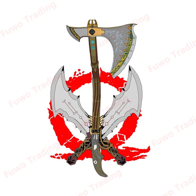 

Наклейки на автомобиль «Бог войны», устойчивые к царапинам модные наклейки на бампер, багажник мотоцикла