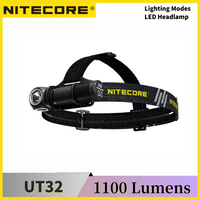 NITECORE UT32 Dual output Headlamp 1100LM  Cool White+Warm White Unpredictable Weathe Harsh Outdoor Environment  For Night Run