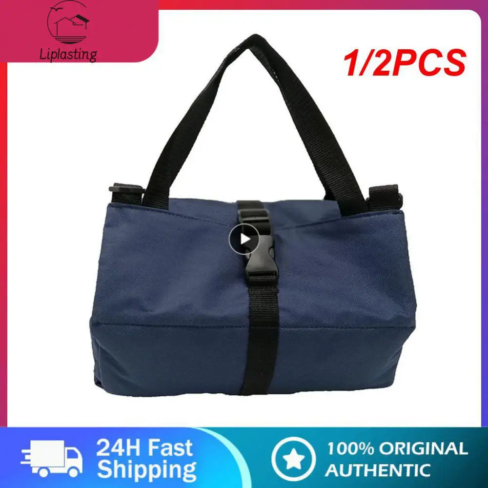 

1/2PCS Working Tool Bag Roll Tool Roll Multi-Purpose Tool Roll Up Bag Wrench Roll Pouch Hanging Tool Zipper Carrier Tote