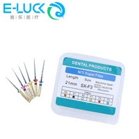 6pcs dental niti super endo files sx f3 engine use rotary heat activated blue files endo dentist tools or root canal treatment
