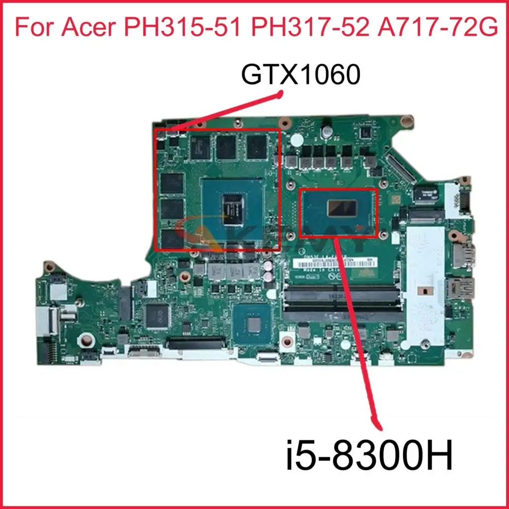 

Материнская плата NBQ3F11002 для ноутбука Acer PH315-51 PH317-52, материнская плата для ноутбука DH53F с Φ 100%, тест OK