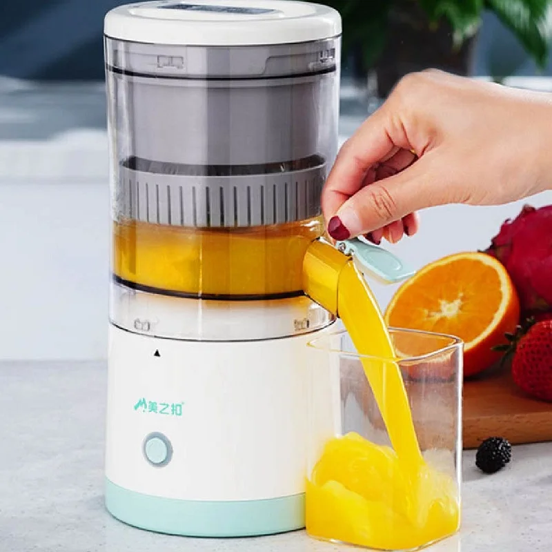 

USB Electric Juicers Fruit Extractor Portable Squeezer Pressure Juicers for Home Wireless Slow Juicer Orange Lemon Juicer 7.4V