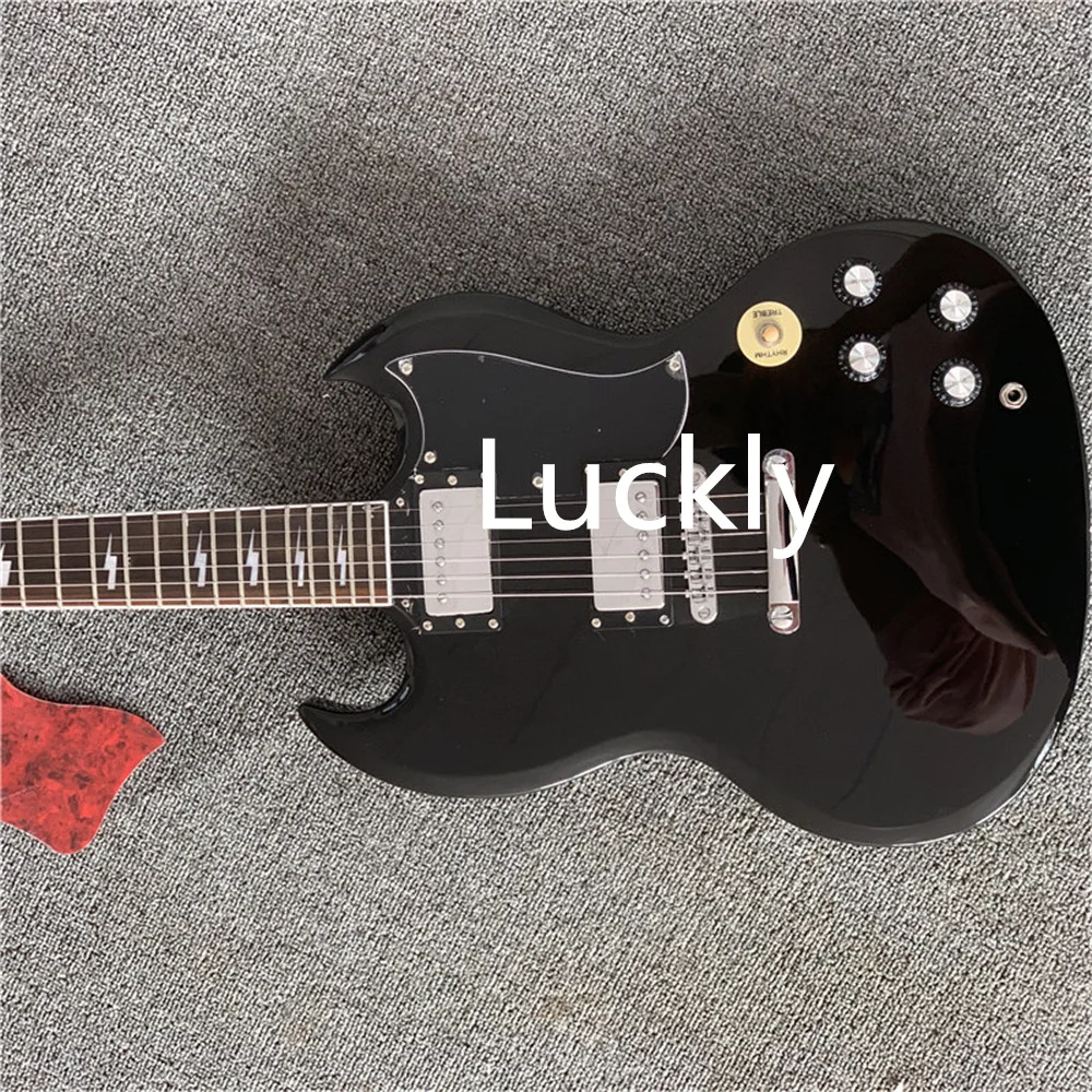 

Promotion Tony Lommi SG Black Electric Guitar, Chrome Hardware Guitars Guitarra