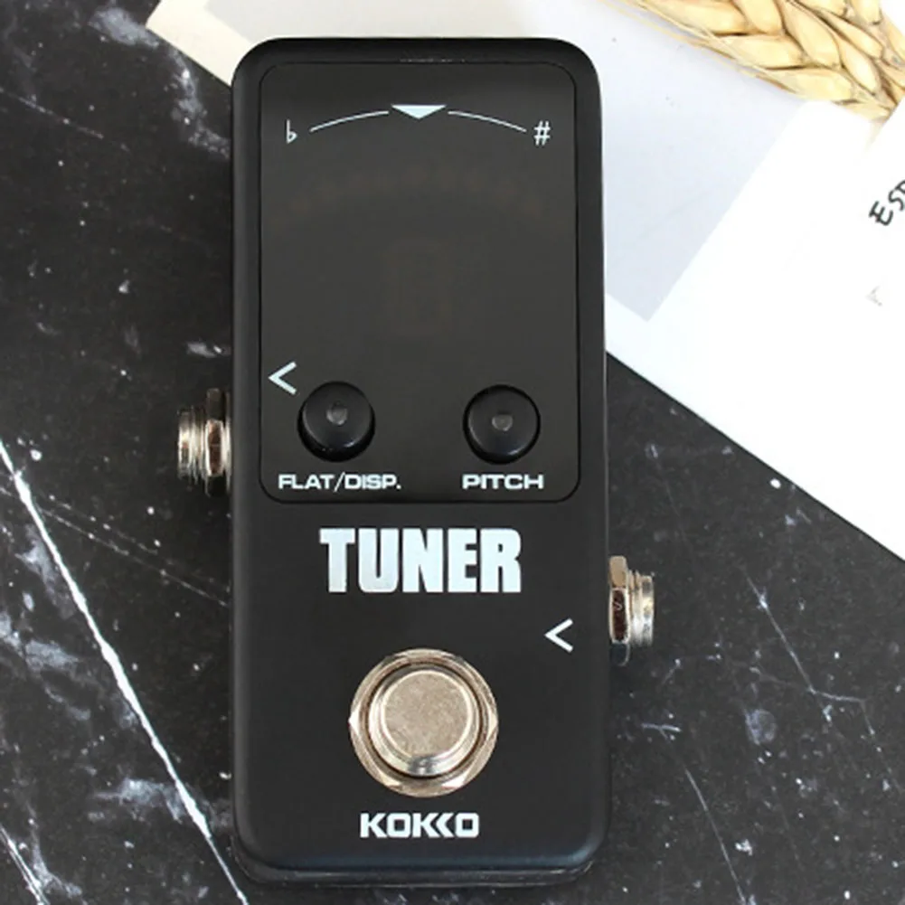 

KOKKO FTN2 Guitar Effect Pedal Tuner Guitar Pedal Processsor Pedal Tuner LED Display True Bypass For Electric Guitar Bass