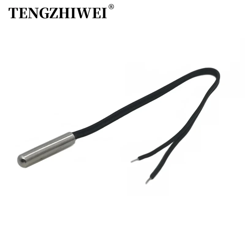 Датчик температуры NTC B3950 10K 1% водонепроницаемый зонд 3*15 мм из нержавеющей стали