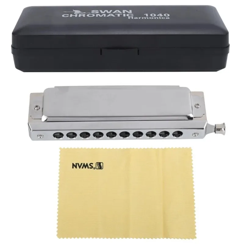 

10 Holes Key of C Blues Harmonica Musical Instrument Educational Toy with Case Petit Instrument De Musique Music Instrument