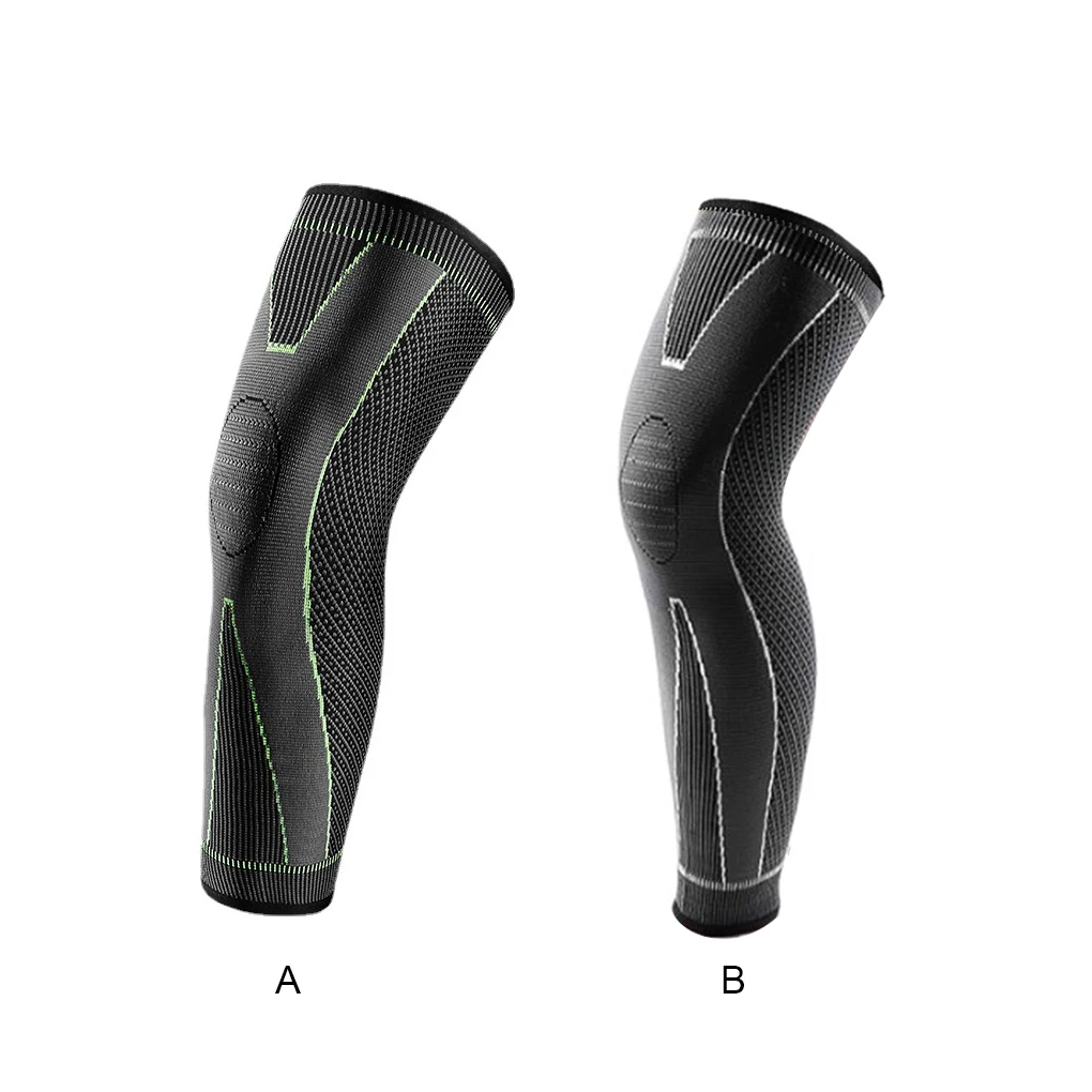 

Sports Knee Pad Running Compression Joint Sleeve Support Warm Comfortable Basketball Kneecap Protector Black Green