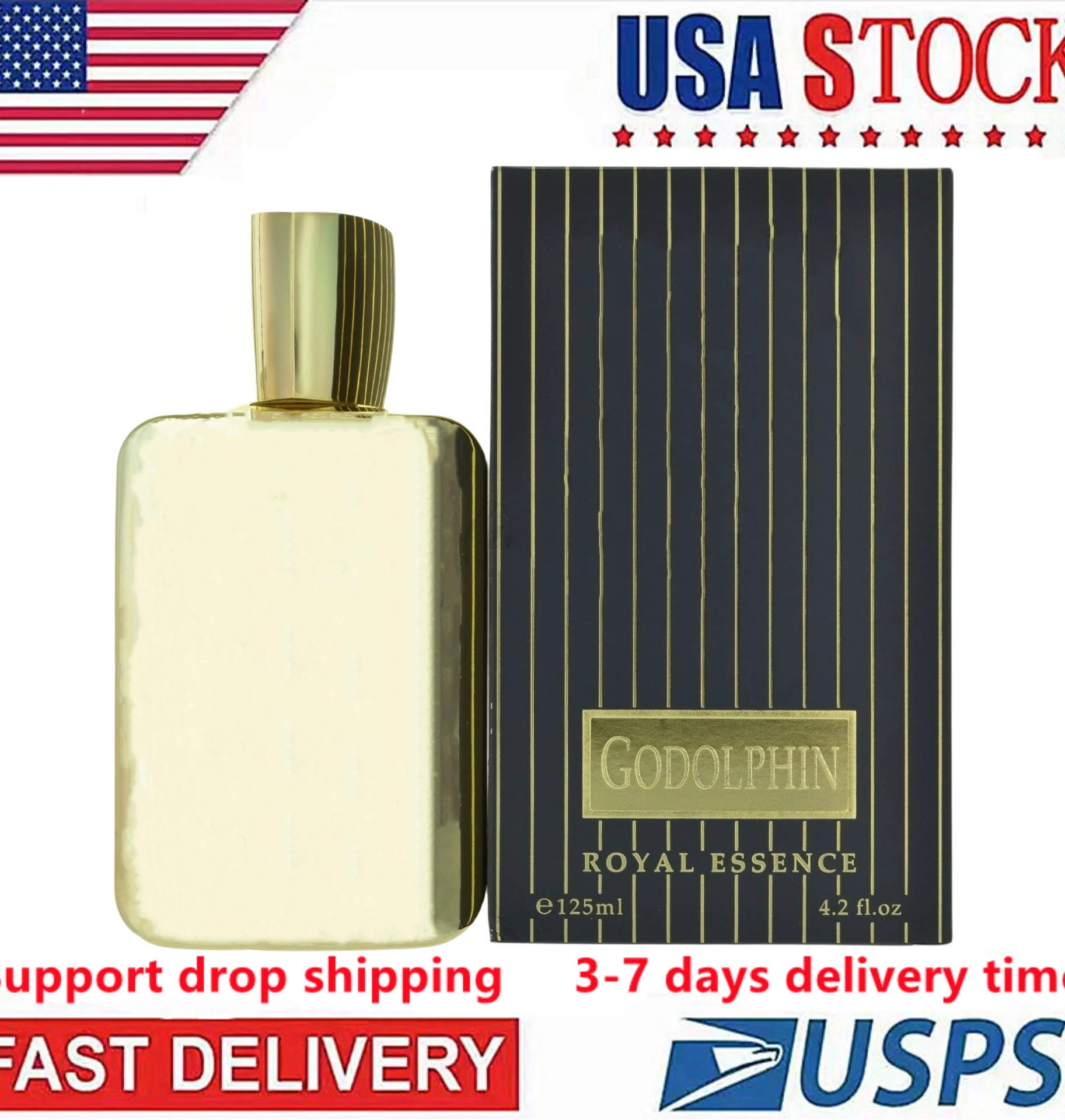 

3-6 Days for Shipping To USA Men Spray Godolphin EDP Lasting Smell Fragrance Body Spray Glass Bottle Smell for Male
