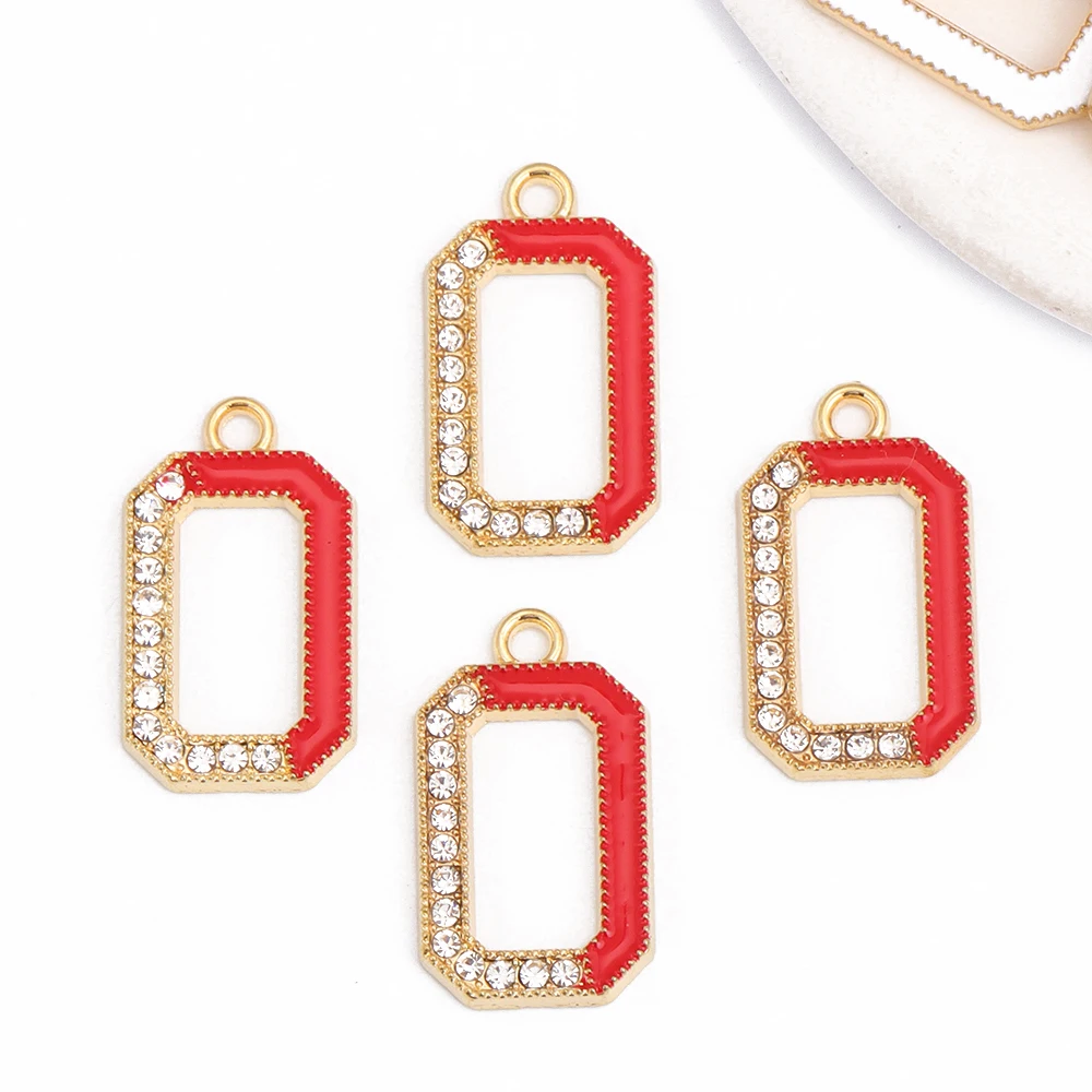 10 шт. подвеска из цинкового сплава с яркими бриллиантами