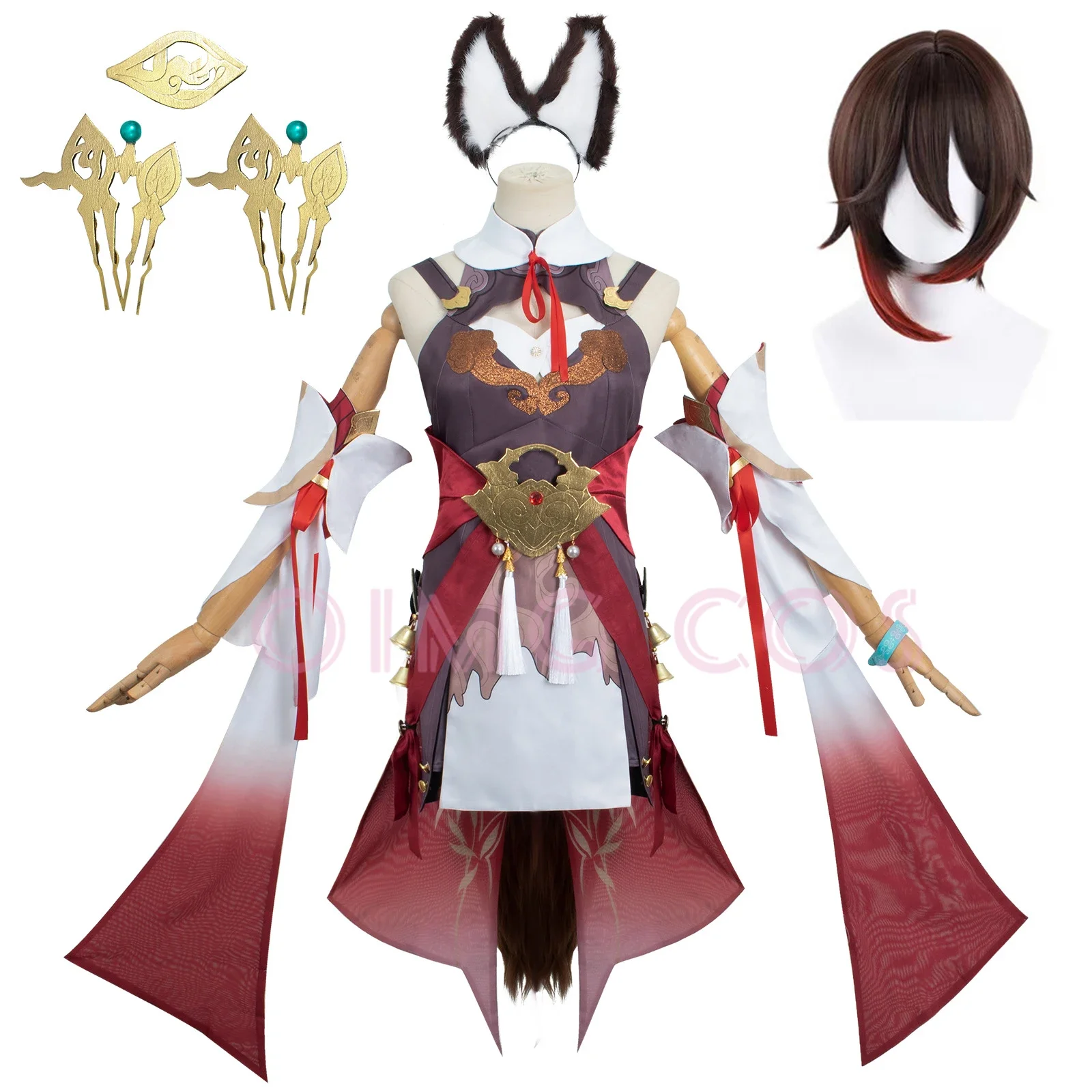 Костюм для косплея Tingyun Карнавальная униформа из м/ф Звездные рельсы костюмы