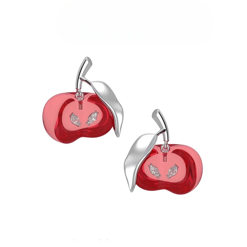 Модный и шикарный стиль прозрачная смола украшенная цирконом нарезанная