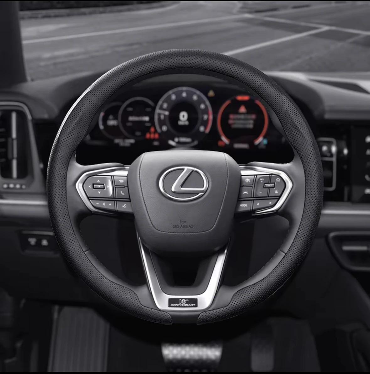 

Чехол на руль из кожи Nappa 8D для Lexus F Sport ES200 ES300 RX300 LS500h GS300 IS300 CT200h NX300 UX300 LX570 GX