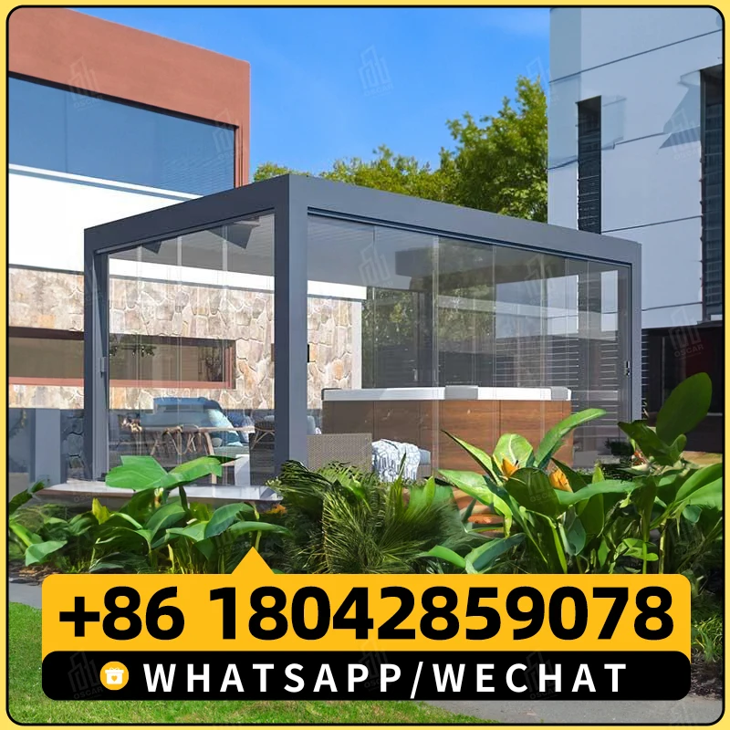 AlunoTec чехол для патио навес водостойкий биоклиматический солнцезащитный козырек