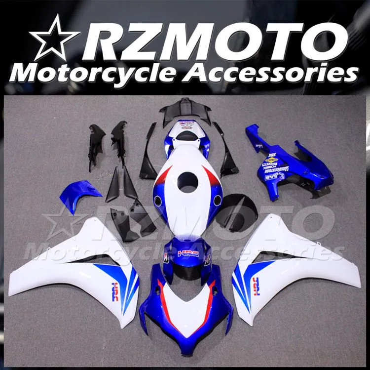 

4Gifts Injection Mold New ABS Fairings Kit Fit For HONDA CBR1000RR 2008 2009 2010 2011 08 09 10 11 Bodywork Set Blue White
