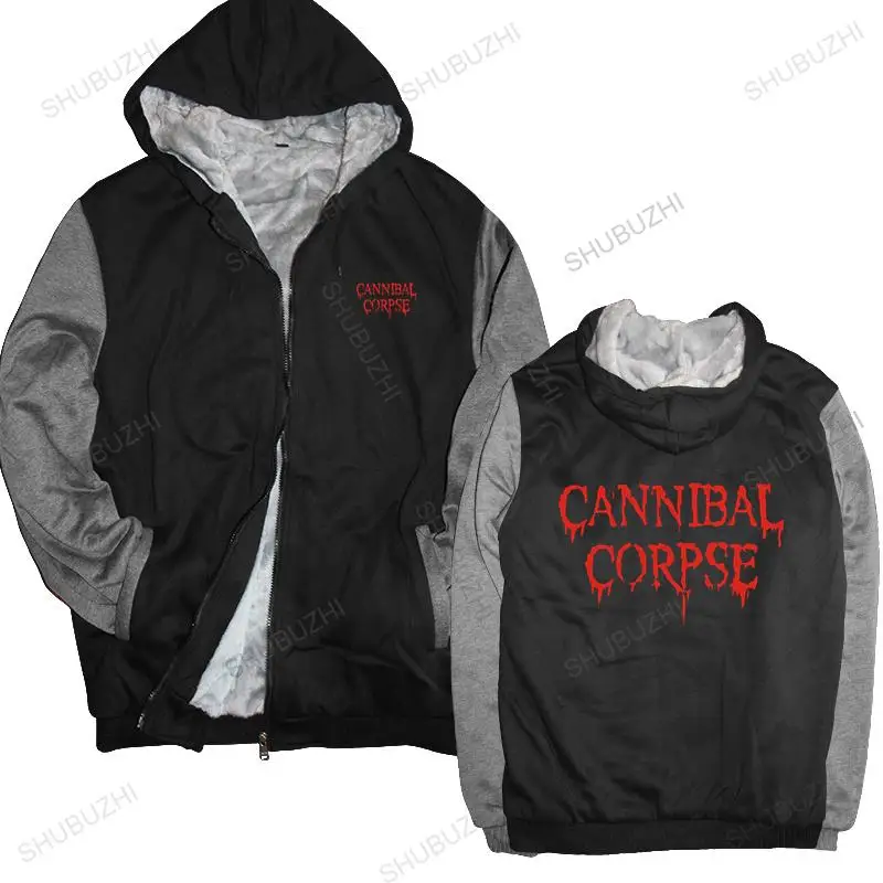 

man hoodies winter jacket Official Cannibal Corpse 25 Years hoodies Death Metal Band Butchered Skull Tomb brand winter hoody
