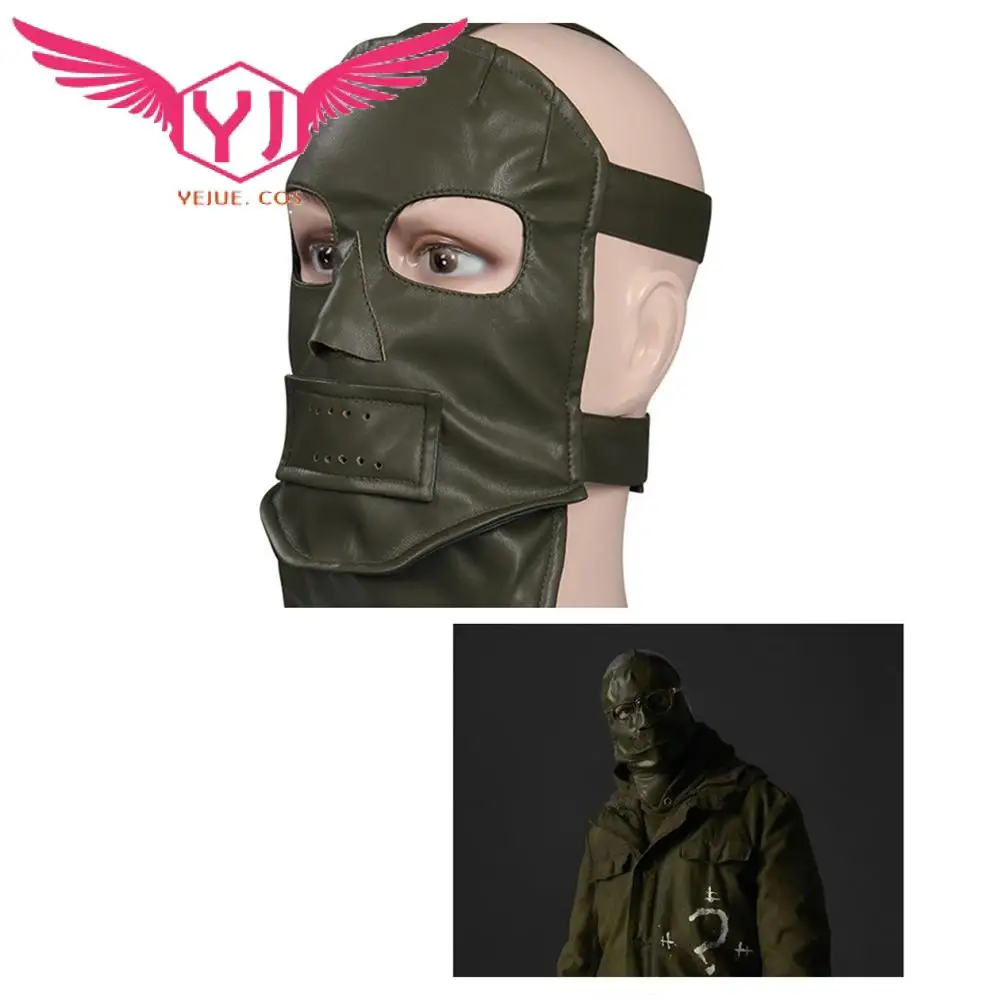 

Edward Nashton / The Riddler Mask Cosplay Latex Masks Helmet Masquerade Halloween Party Costume Props