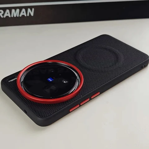 Магнитный чехол для Vivo X200 Pro Mini X 200 Ultra 5G, нейлоновый тканый матовый кожаный чехол, приятный для кожи чехол для Vivo X 200 200 Pro