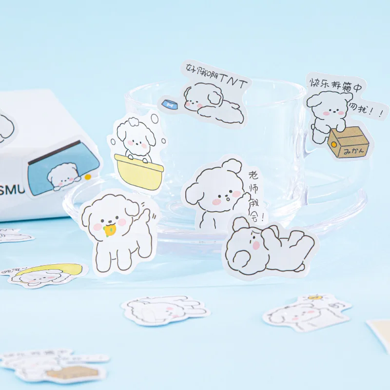 Furun 46 шт. милые озорные хлопковые декоративные наклейки Mimi для скрапбукинга