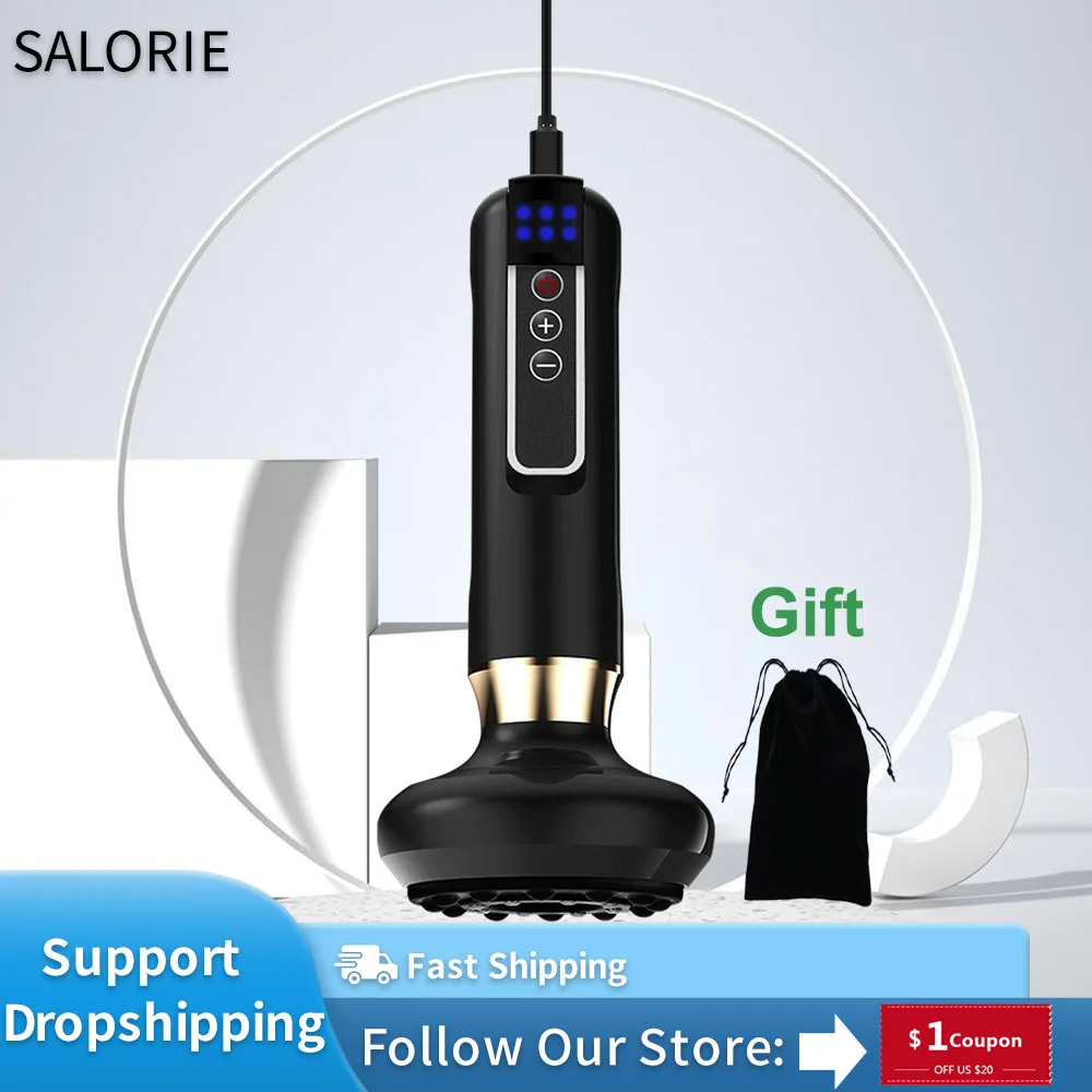 

Body Massager Electric Vacuum Cupping Massage Anti-Cellulite Therapy Massager for Body Guasha Scraping Fat Burning Slimming