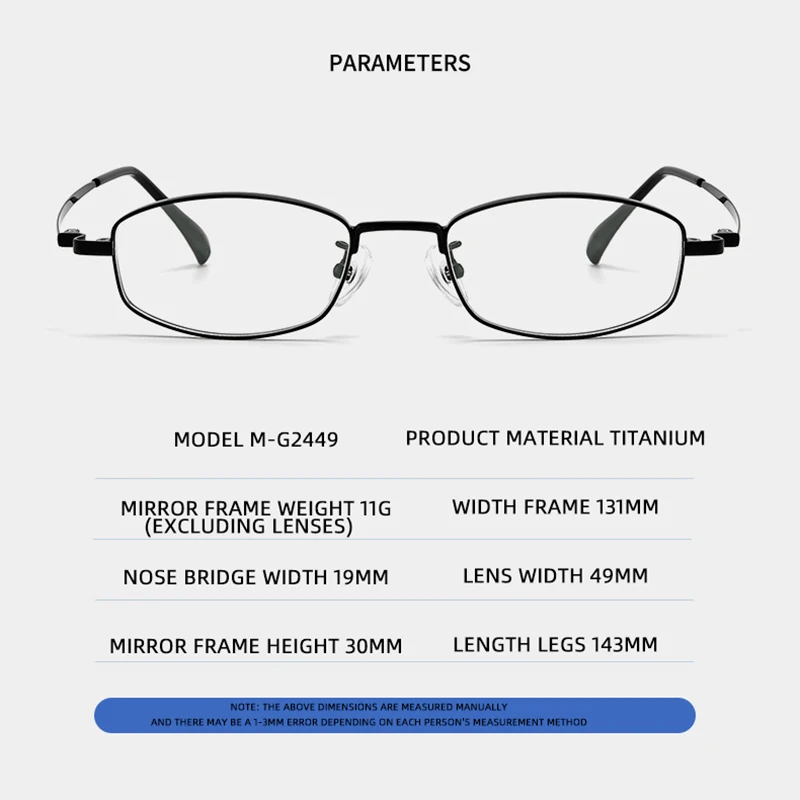 Ретро-дизайн роскошная металлическая титановая оправа для очков ультралегкие