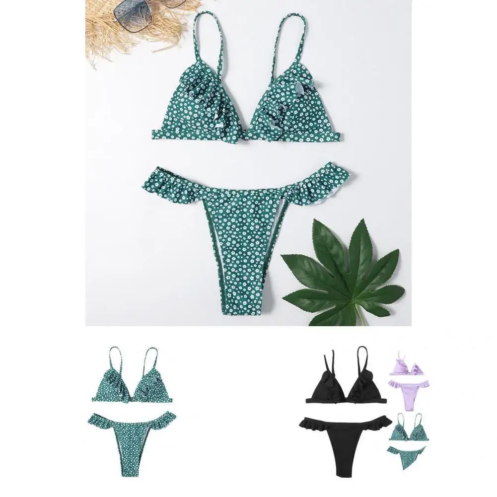 

Женский однотонный купальник, простой однотонный купальник с пуш-ап и плечевым ремнем