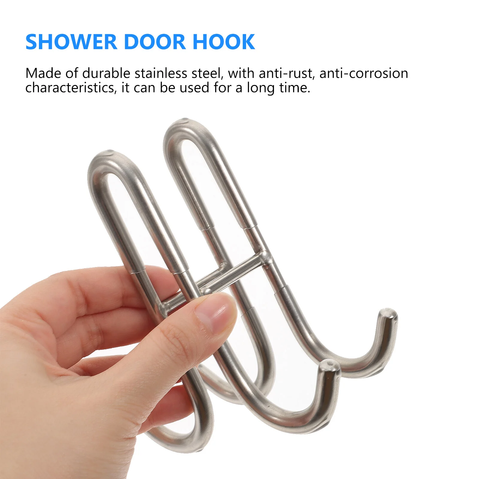 

Glass Door Hook Towel Hooks Bathrooms The Organizer Shower Towels Stainless Steel Holder