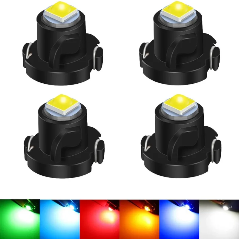 

100 шт. светодиодные лампы T3 T4.2 T4.7 3030 1SMD супер яркие Canbus автомобильные внутренние фары приборной панели с индикатором нагрева лампы для авто